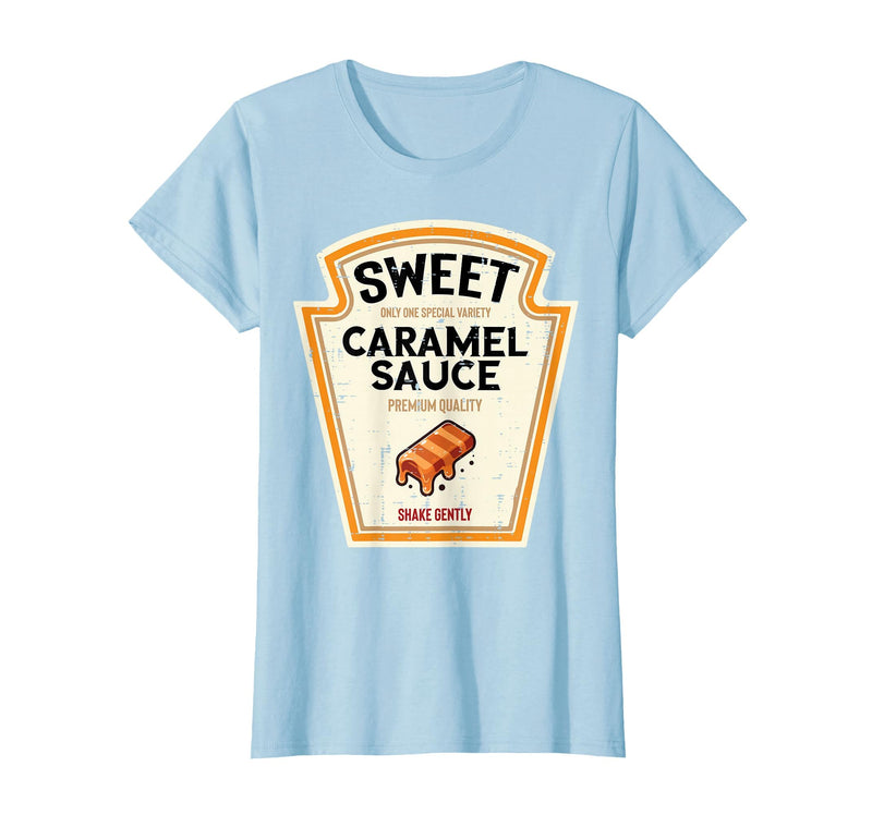 Halloween Shirts For Women Men Kids Boys Girls Halloween Caramel Sauce Funny Food Costume Women Men Kids T-Shirt - Baby Blue