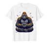 Mademark Meditating Gorilla Zen Monkey Graphic Design T-Shirt - Men - White