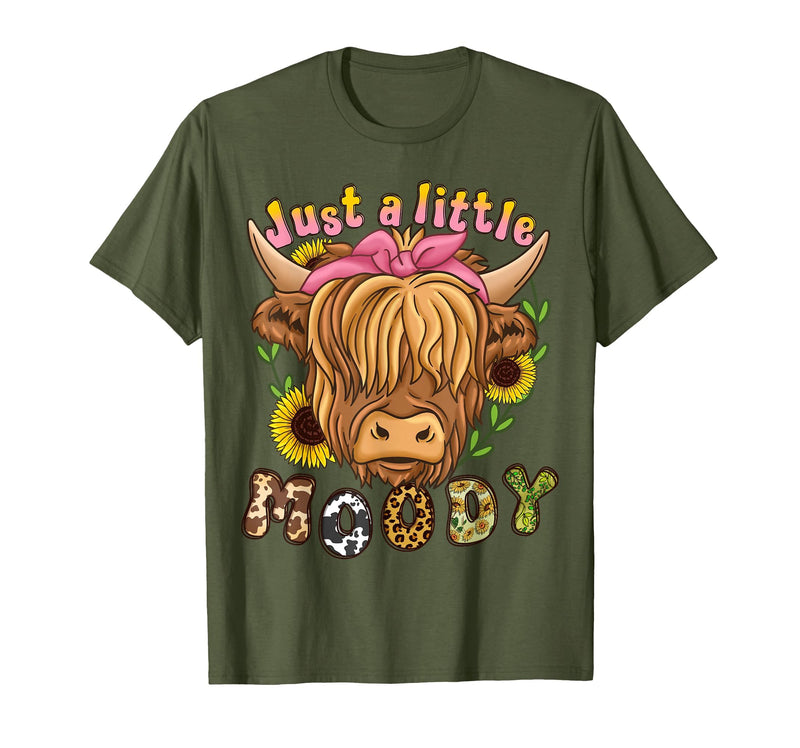 Scottish Highland Cow Lover And Owner Co. Highland Cow Scottish Highland Cow T-Shirt - Olive Green