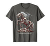 Mademark Horses Over Boys Equestrian Design for Women T-Shirt - Men - Asphalt Grey