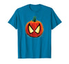 Marvel Spider-Man Halloween Spooky Pumpkin Jack-o'-Lantern T-Shirt - Sapphire Blue