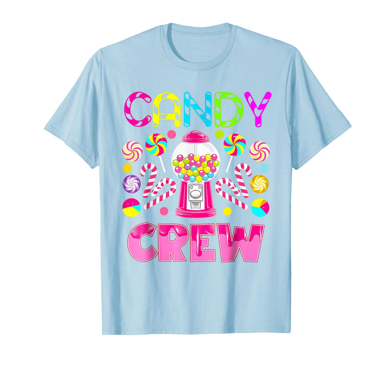 Candy Land Candy Crew Party Halloween Costumes T-Shirt - Baby Blue