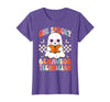 RBT Behavior Tech Spooky Halloween Gifts Co. One Spooky Behavior Technician Analyst - Halloween Ghost RBT T-Shirt - Purple