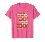 DK Three Little Pigs Halloween Costume Tees Three Little Pigs 3 Halloween Group Costume Kids Adults T-Shirt - Pink Heather