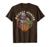 Star Wars The Mandalorian Halloween Candy Bounty Hunter T-Shirt - Brown