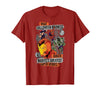 Marvel Halloween Madness Awaits the Greatest Super Heroes T-Shirt - Cranberry Red