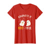 Halloween Costume Teacher Kindness is Boo Tiful Teacher Cute Ghost Halloween Costume T-Shirt - Red