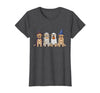 Spooky Golden Retriever Dogs Mummy Halloween Tee Golden Retriever Dog Witch Mummy Ghost Boo Costume Halloween T-Shirt - Dark