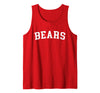 Bears - Designs Bears Tank Top - Red