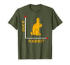 Wittgensteins Rabbit Duck Illusion Physics Nerd Math Geek T-Shirt in Olive Green