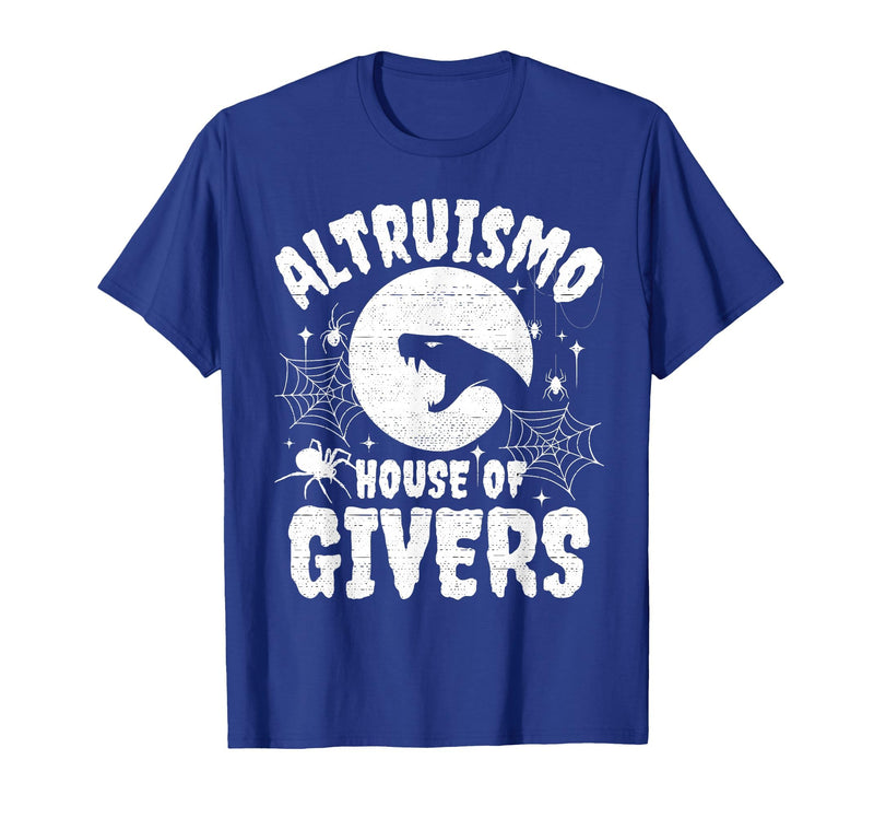 House of Givers Halloween Party Halloween Costume Altruismo House of Givers T-Shirt - Royal Blue