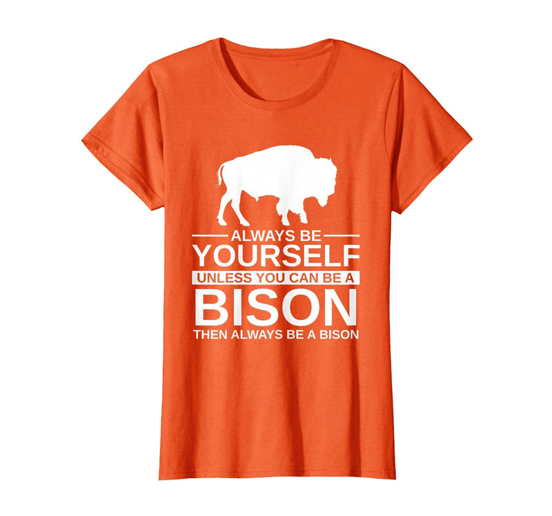 Bison Gift Bison Lover Accessories & Buffalo Stuff Cool Bison Design for Men Women Buffalo Animal Lovers Bison T-Shirt -