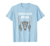 Chickasaw Pride Native American Nice Gifts Chickasaw Pride Tribe Native American Indian Buffalo T-Shirt - Baby Blue