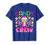 Candy Land Candy Crew Party Halloween Costumes T-Shirt - Royal Blue