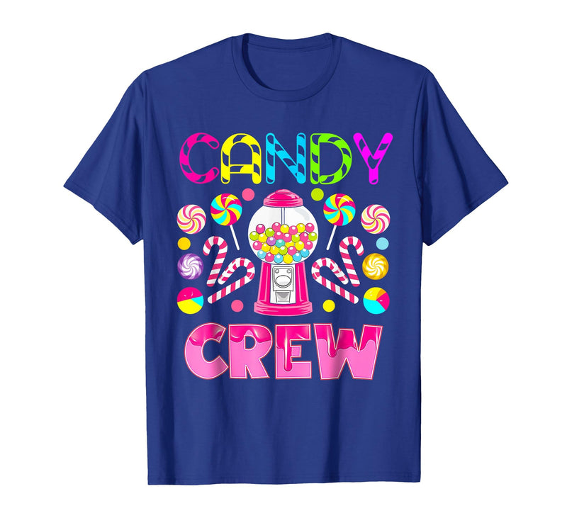 Candy Land Candy Crew Party Halloween Costumes T-Shirt - Royal Blue