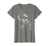 Cowgirl Western Rodeo Rodeo Cowgirl Western Horse T-Shirt - Olive Heather