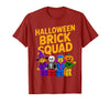 Family Master Builder Birthday Kids Toddler Gifts Halloween Brick Squad Costume Master Builder Blocks Building T-Shirt -