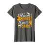 Broom Hair Don't Care Shirt Funny Halloween Witch Spooky T-Shirt - Asphalt Grey