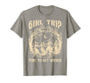 Vitage Girls Trip Salem Halloween Womens Funny Tee Retro Girls Trip Salem 1692 They Missed One Witch Halloween T-Shirt -