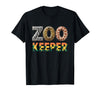 Zoo Keeper Costume Adult Party Safari Zookeeper Zoo Keeper Costume Adult Halloween Party Safari Zookeeper T-Shirt - Black