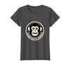 Mademark Chaos Is My Cardio Funny Monkey Design T-Shirt - Women - Dark Heather Grey