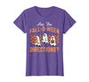 Halloween Shirts For Women Men Kids Boys Girls are You Falloween Directions Funny Halloween Teacher Teach T-Shirt - Purple