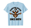 Mademark Monkeying Around Since Birth Funny Monkey Design T-Shirt - Men - Baby Blue