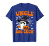 Halloween Family Matching Costume Boo Ghost Tee. Uncle Boo Crew Groovy Ghost Matching Family Halloween T-Shirt - Royal Blue