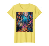 Alice in Wonderland Rabbit House T-Shirt in Lemon Yellow