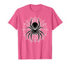 Halloween Shirts For Women Men Kids Boys Girls Halloween Spider with Web Vintage Costume Men Boys Kid Women T-Shirt - Pink