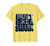 Mademark Built Like a Shark Bold Graphic Design T-Shirt - Lemon Yellow