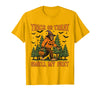 Bigfoot Halloween Costume Party Outfits Trick Or Treat Smell My Feet Bigfoot Halloween Sasquatch T-Shirt - Golden Yellow