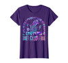 Emo Moms Club Halloween Costume Funny Skeleton It was Never A Phase Emo Moms Club Mother's Day Skeleton T-Shirt - Purple