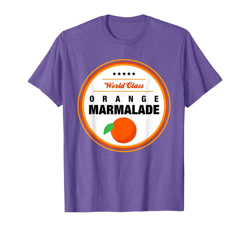 Matching Group Halloween Costume Orange Marmalade T-Shirt - Purple Heather