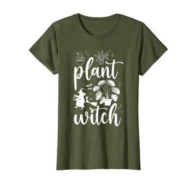 Gardener Horticulture Garden HD0 Plant Lover Gardening Halloween Plant Witch T-Shirt