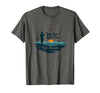 Mademark Boat Hair Don't Care Fish Beware Fishing Apparel T-Shirt - Asphalt Grey