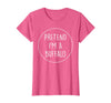Lazy Funny Halloween Costume Co. Pretend Im a Buffalo Halloween Costume T-Shirt - Pink Heather