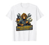 Mademark Grease Monkey Valley Style Automotive Design T-Shirt - Men - White