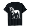 Andalusian Gift for Men, Women, Dad & Mom Horse Dad Mom Lover - Monochromatic Andalusian T-Shirt - Black
