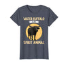 Water Buffalo Lovers Shop Water Buffalo is My Spirit Animal Water Buffalo T-Shirt - Heather Blue