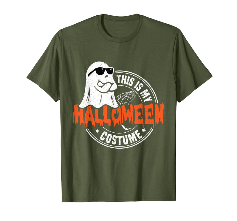 Happy Halloween This Is My Halloween Costume This is My Halloween Costume Funny T-Shirt - Olive Green