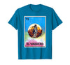 Cowboy Mexican Cards Mexican Bingo El Vaquero T-Shirt - Sapphire Blue