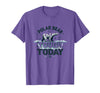 Mademark Polar Bear Tough Today Cool Arctic Design T-Shirt - Purple Heather