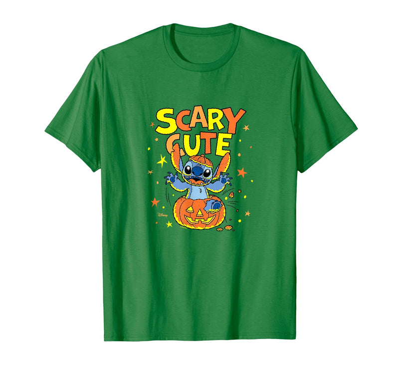 Disney Stitch Halloween Fun T-Shirt - Kelly Green