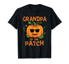 Pumpkin Patch by Blink Imprints Pumpkin Grandpa of the Patch T-Shirt Family Halloween Tee T-Shirt - Black