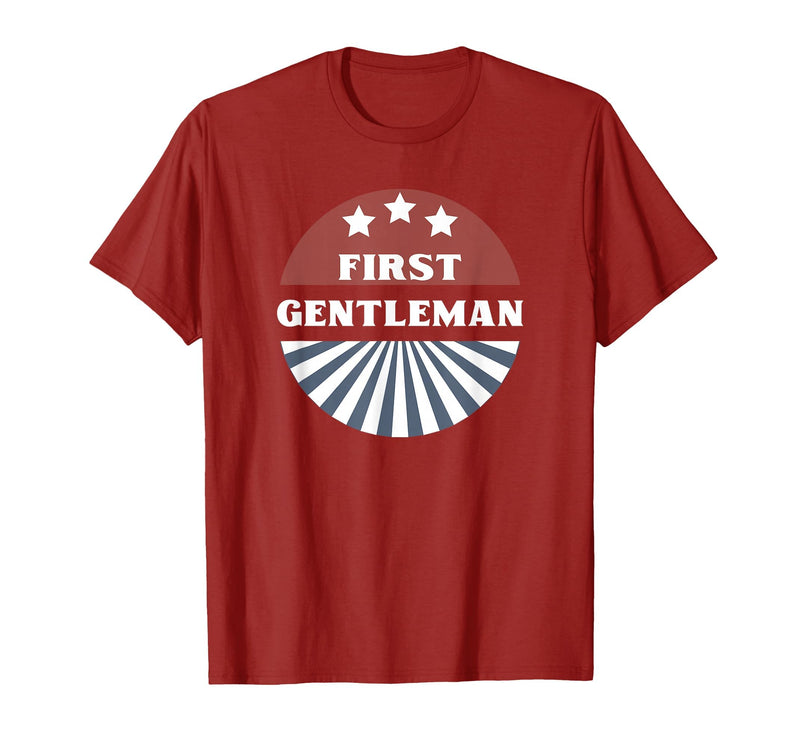 Click for Madam President & 1st Gentleman Costumes Couples Halloween Costume - First Gentleman T-Shirt - Cranberry Red