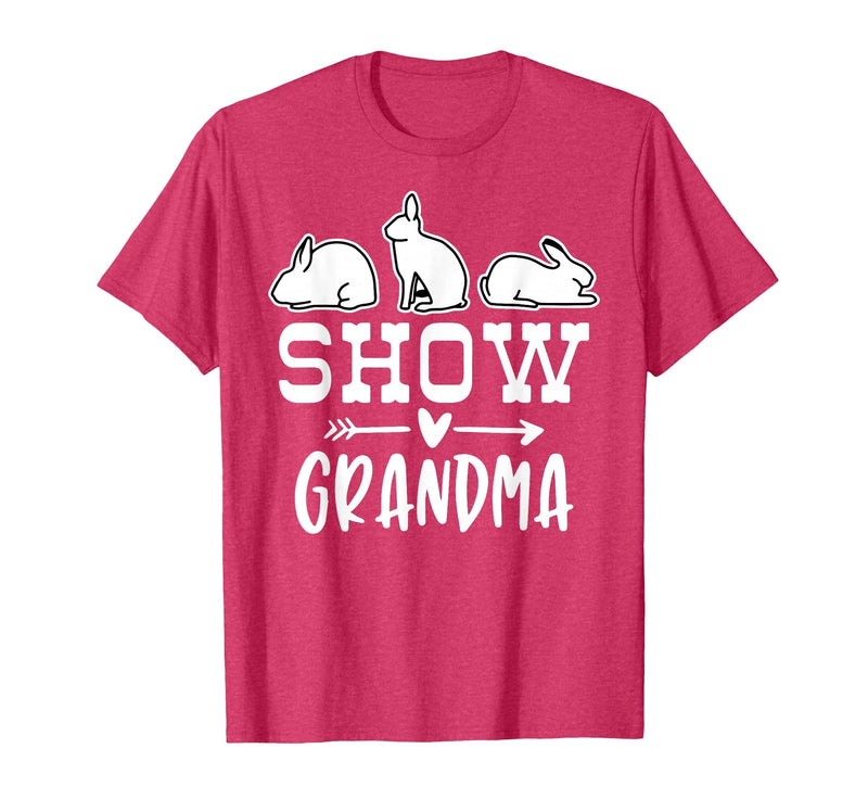 Show Rabbit Grandma T-Shirt in Red Heather