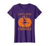 PDUS32 I Don't Spook I Sparkle Funny Halloween I Don't Spook I Sparkle Funny Halloween Girl Witch Pumpkin T-Shirt - Purple
