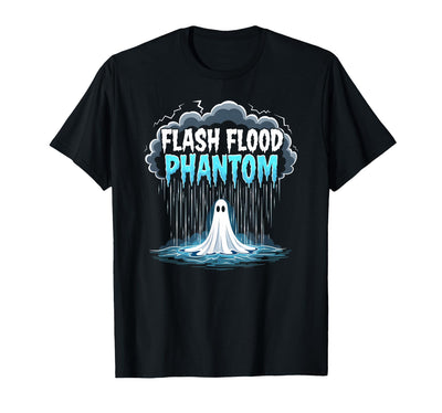 Mademark Halloween Weather Flash Flood Phantom Spooky Storm T-Shirt