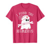 I Found This Humerus Funny Ghost Nurse Halloween T-Shirt - Red Heather